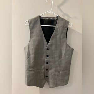 Small gray suit vest